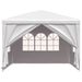 Party Tent - Anthracite, Blue, Green, White - UV- And Water-Resistant Polyethylene With Steel Frame - Ideal For Outdoor Gatherings - Easy Assembly_desvips.com