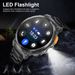 2025 730mah Large Battery Ourdoor Smartwatch Men BT Call Sports Fiess Bracelet With Flashlight AMOLED Smart Watches_desvips.com