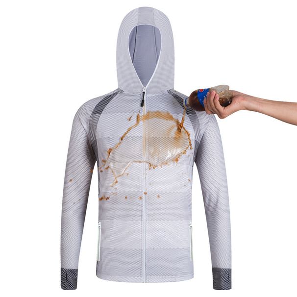 Summer Outdoor Sun-Proof Clothes Breathable Ice Silk Sun Protection Clothing Men's Long Sleeves Fishing Suit_desvips.com