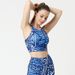 2023 New Sports Bra With Chest Pads, Wireless Shockproof Cross Back Bra, Printed Yoga Vest_desvips.com