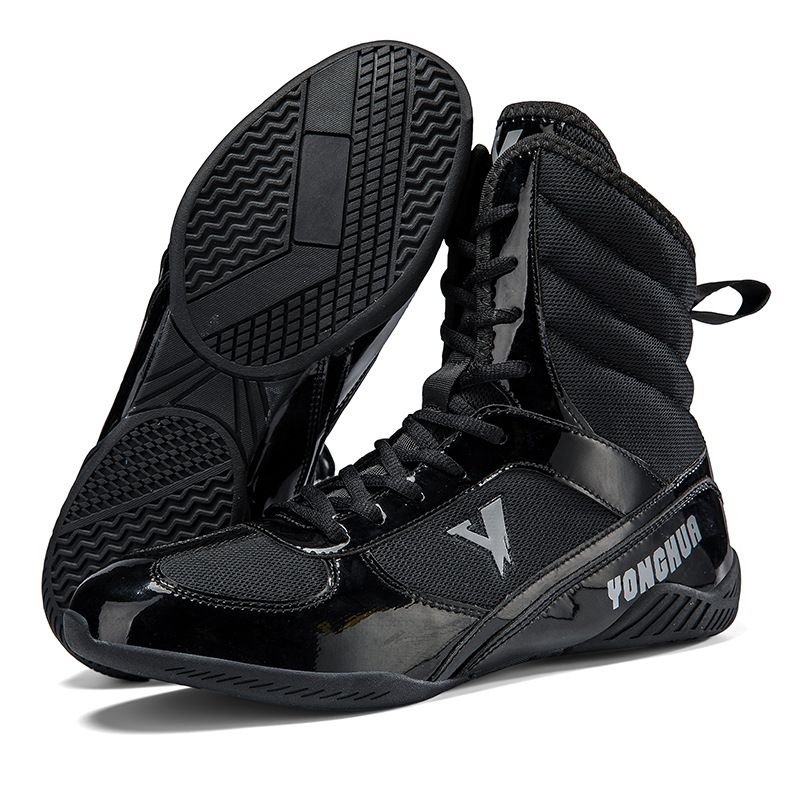 Boxing Men's And Women's Training Gym Squats Hard Raggs Tae Do Professional Fighting Wrestling Shoes_desvips.com