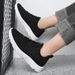 Flying Woven Upper Color Matching Light Casual Shoes_desvips.com