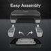 Fitness Step Platform, Aerobic Stepper 45.72cm Step Platform Height Adjustable: 10.16cm–15.24cm Convenient Storage_desvips.com