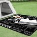Black With Thickened Inner Padding, Portable For Picnics And Beaches, Lawn Outdoor Ground Mat, Ultrasonic Picnic Mat_desvips.com