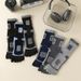 6 Pairs Man High Quality Cotton Sports Running Crew Fleece Toe Men Autumn Winter Warm Five Finger Socks_desvips.com
