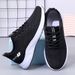 Women's 2024 Autumn New Sports And Casual Running Breathable Soft Sole Flyknit Shoes_desvips.com