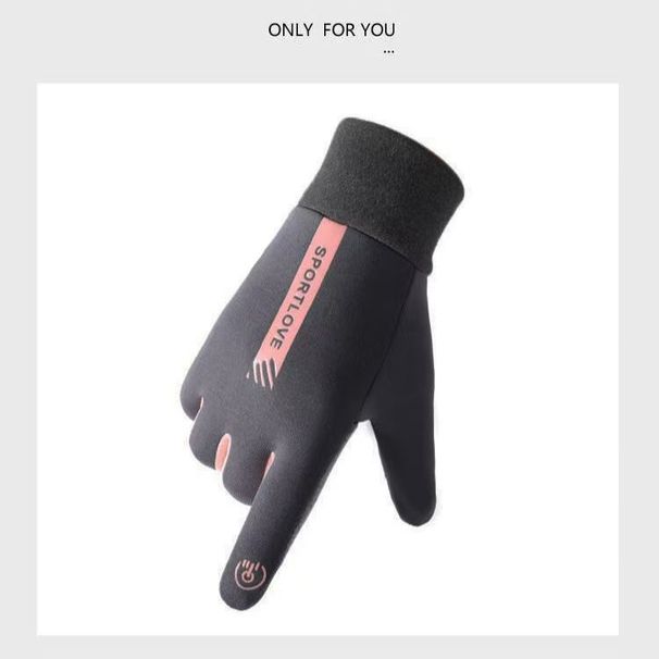 Thermal Touchscreen Ski Gloves For Men & Women - Windproof, Fleece-Lined, Water-Resistant For Snowboarding, Hiking, Cycling & Outdoor Sports_desvips.com