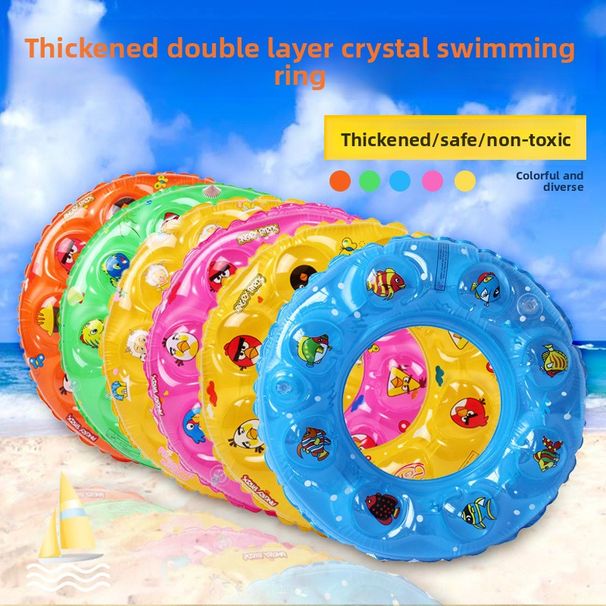 Glitter Mermaid Swimming Float For Kids - Sparkly Starfish Design With Thickened PVC Safe & Durable Pool Floatie_desvips.com