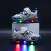 Athletic Outdoor 1-6 years of baby boys luminous sports anti slip childrens shoes LED flash lights H241019_desvips.com