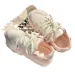 Womens Pink White Gradient Platform Sneakers With Classic Design Chunky Laces_desvips.com
