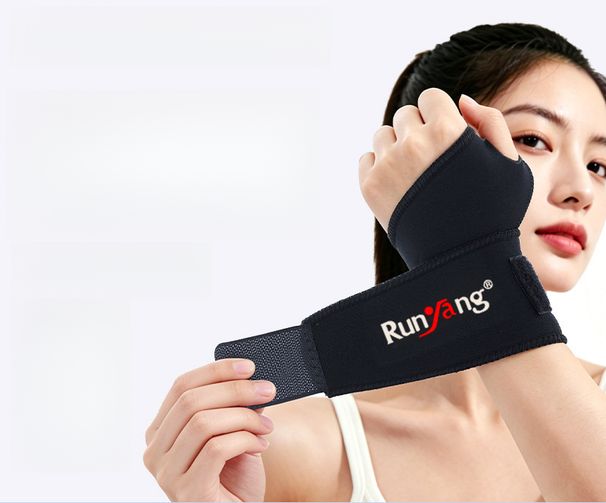 Wrap-around Compression Band Sports Support Comfortable Breathable Sweat-absorbing Powerlifting Fitness Training Wrist_desvips.com
