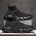 Men New Comfortable High-top Walking Shoes Women Lightweight Fashion Casual Sneakers Breathable Slip On Mens Loafers_desvips.com