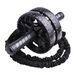 AB Wheel Six Elbows Silent Abdominal Wheel Combination Set Fitness 7 Piece Set Push Up Wrist Gripper Set_desvips.com