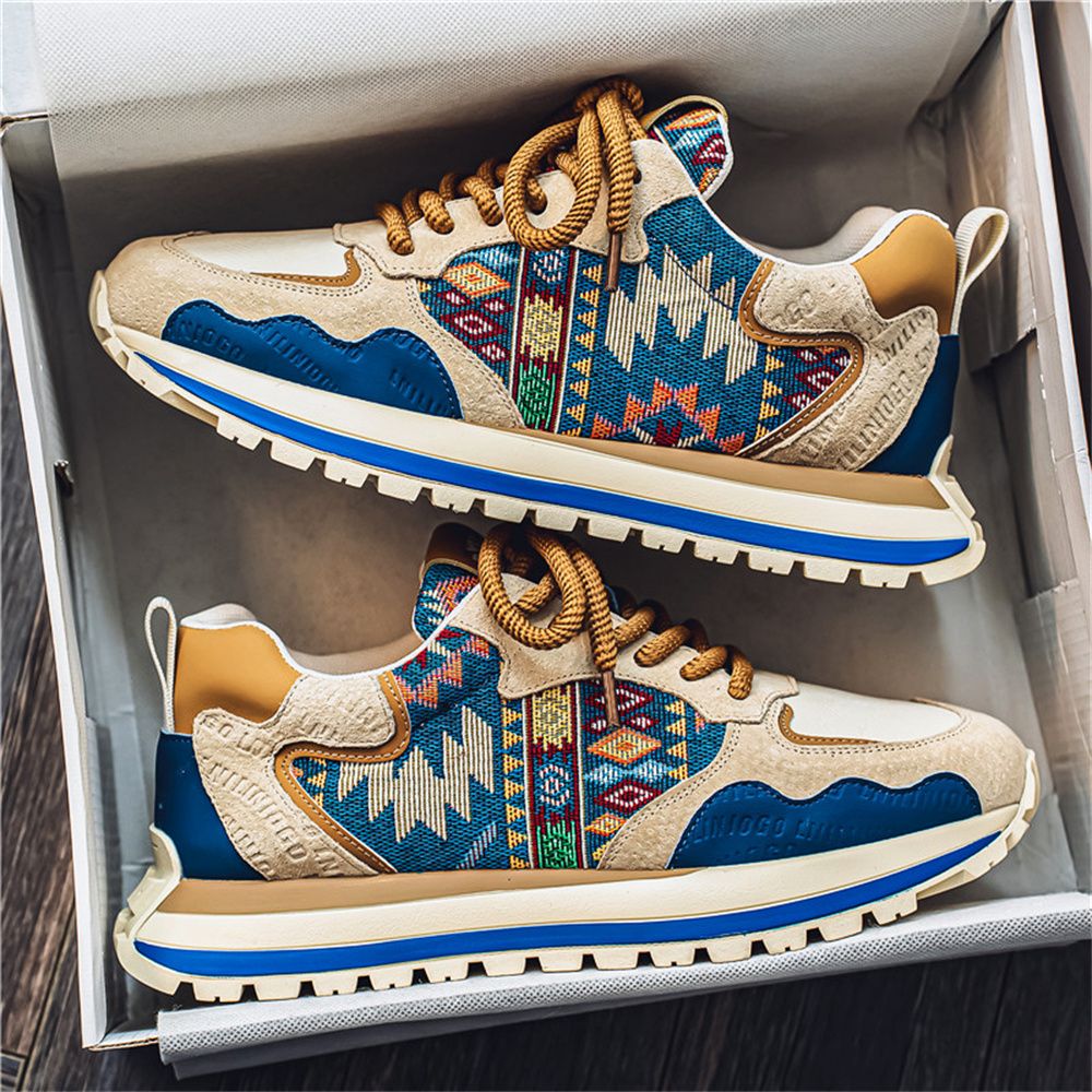 2026 Fashion Sneakers Jogging Shoes Youth/Men Low Top Lace-Up Breathable Non-Slip Wear-Resistant Running Shoes_desvips.com