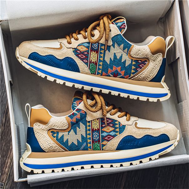 2026 Fashion Sneakers Jogging Shoes Youth/Men Low Top Lace-Up Breathable Non-Slip Wear-Resistant Running Shoes_desvips.com