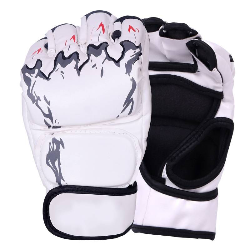 Practical Competition MMA Gloves With Larger And Thickened Wear-resistant Fitness Gloves With Missing Fingers_desvips.com