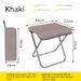 Outdoor Camping Outdoor Hand Bag Folding Stool Portable Folding Chair Camping Equipment Pencil Bag Stool Mini Small Stool Fishing Stool_desvips.com