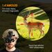 Head Mounted 1080P Night Vision Sight 5x Magnifying Telescope, 850nm 3-level Infrared All Black Visible 300 Meter Aluminum Alloy Hunting/fishing_desvips.com