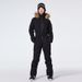 001 Women's Slim Fit Winter Outdoor Windproof Waterproof Warm Jacket Double Board Ski Suit One-Piece_desvips.com