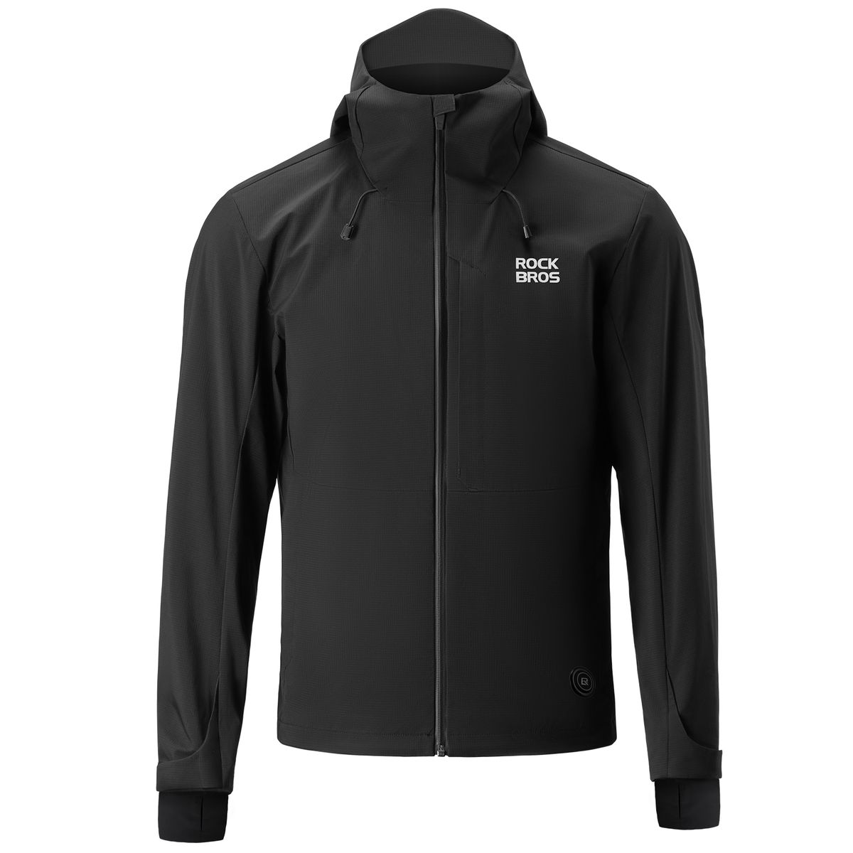 ROCKBROS Heated Wind Jacket Water-Repellent Breathable Foldable Outdoor Jacket_desvips.com
