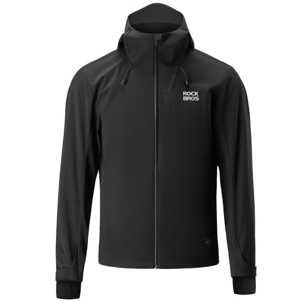 ROCKBROS Heated Wind Jacket Water-Repellent Breathable Foldable Outdoor Jacket_desvips.com