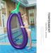 Eggplant Pool Float - Oversized Inflatable Lounger With Net & Foldable Design, Thickened PVC For Adults_desvips.com