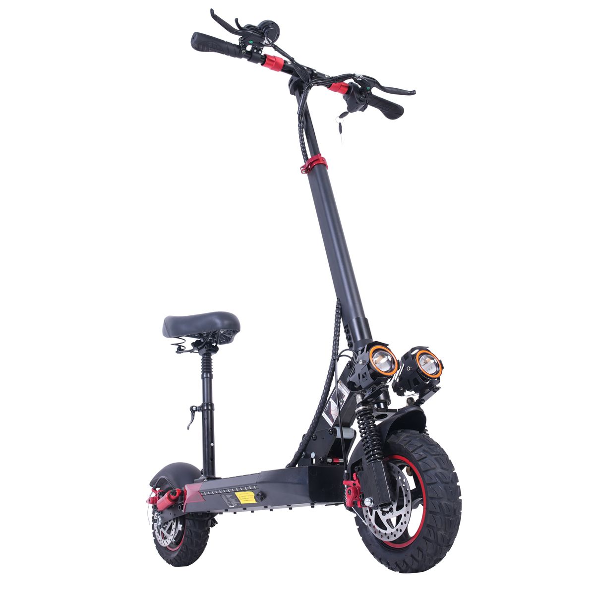 FREEBOY J01 Electric Scooter, 48V 15Ah Battery, Triple Suspension_desvips.com