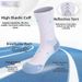 Professional Outdoor Sports Socks Men's And Women's Feather Tennis Reflective Yarn Style Sweat Wicking And Breathable Marathon Running_desvips.com
