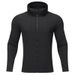 KOOSSOASISMen's Sports Jacket, Spring And Summer Elastic Quick-drying Outerwear, Outdoor Running Fitness Training Top, Hooded Sweatshirt Cardigan._desvips.com