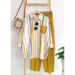 Women's Plus Size Women's Clothing Summer Slightly Fat MM Fashionable Loose Slim Comfortable Casual Striped Suit_desvips.com
