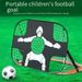 Two In One Foldable Soccer Goal & Tennis Trainer - Portable Multi-Sport Training Toy For Kids_desvips.com