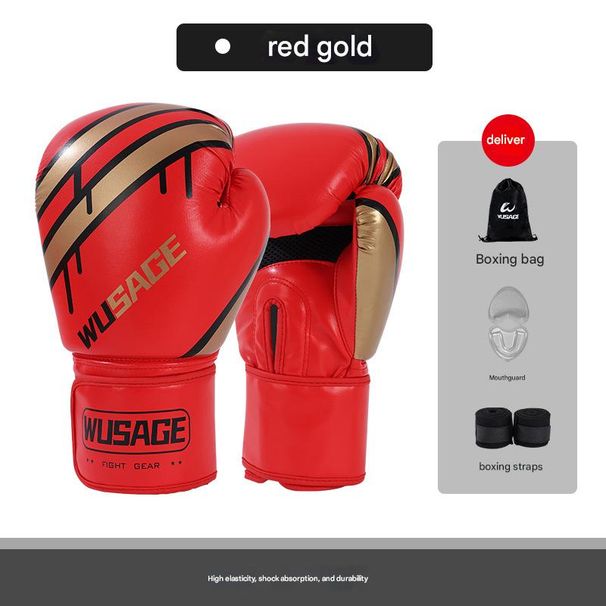 Heavy Bag & Sparring Gloves Combo - Professional Grade Muay Thai Sanda Boxing Training Gear For Adults & Kids_desvips.com