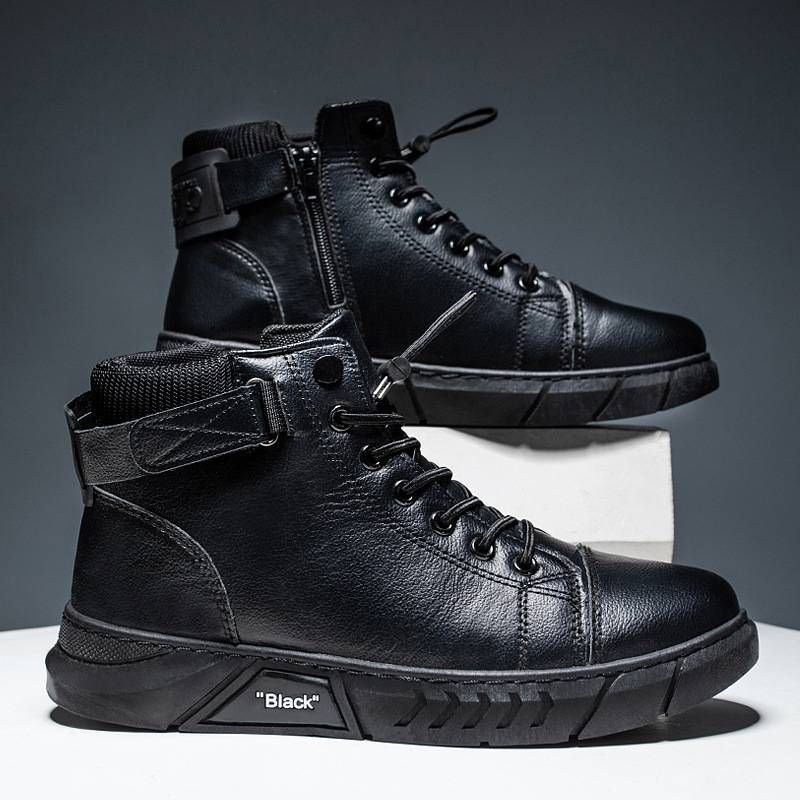 Autumn And Winter New Men's Outdoor Sports Casual Shoes Work Boots_desvips.com