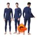 Men's Fleece Lined Compression Leggings For Basketball, Quick Drying, High Elasticity Running Suit, Training Set For Autumn And Winter._desvips.com