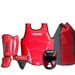 Professional Sanda & Combat Sports Protective Gear Set – Full-Body Polyester Armor For Adults/Kids – Red/Blue_desvips.com