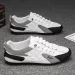New Casual Summer Thin Section Baotou Half Slippers Fashion Wild Flat-bottomed Bean Shoes Men Sneakers_desvips.com