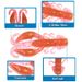 2g/5cm Fishy Smell Curly Tail Shrimp Lobster Lure Soft Bait Simulation Insect Perch Fish Bait A Bag Of 5_desvips.com