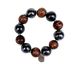 Traditional Chinese blessing incense gray glass bracelets, ensuring peace, transporting blessings, attracting wealth, and clearing negative energy_desvips.com