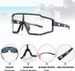 ROCKBROS Bicycle glasses, polarized, photochromic sunglasses, outdoor sports, lightweight_desvips.com