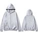 Autumn Hoodie Unisex Loose Fleece Street Style Sweatshirt Trendy Simple Solid Color_desvips.com