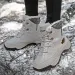 Winter Warm And Velvet Couple High Top Large Anti Slip Outdoor Snow Boots_desvips.com
