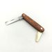 Electrician's Grafting Pocket Wooden Handle Knife, Double-edged Folding Knife_desvips.com