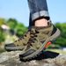 2025 New Outdoor Sports For Men, Suede Low-top Hiking Trekking Shoes, Large Size Safety Shoes_desvips.com