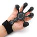 Silicone Finger Exerciser – Hand Grip Strengthener For Rehabilitation, Basketball & Office Fitness (Grey/Black, OPP Bag Packaging)_desvips.com