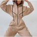 Women's All-in-One Ski Jumpsuit Hooded Winter Snowsuit Waterproof Thermal Snowboarding Outfit For Women_desvips.com