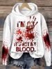 Women's Clothing Halloween New Products Women's Autumn and Winter Loose Sweater 3D Letter Printed Hooded Sweater Women_desvips.com