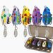 Shark Scavenger|5-piece Set Of Artificial Floating Frog Lures, Mini Soft-bait Lures Surface Fishing, Suitable For_desvips.com