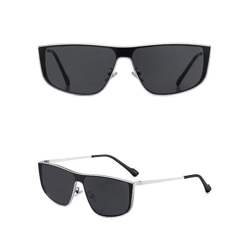 Kagamine Cyberpunk Style Men Fashionable Versatile Sun UV Protection Strong Light Ins Sunglasses For Women_desvips.com