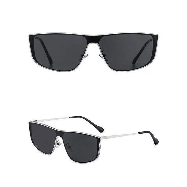 Kagamine Cyberpunk Style Men Fashionable Versatile Sun UV Protection Strong Light Ins Sunglasses For Women_desvips.com