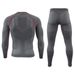 Autumn Winter Outdoor Men's Cycling Yoga Body Shaping Sports Underwear Ski Suit Thermal Set_desvips.com